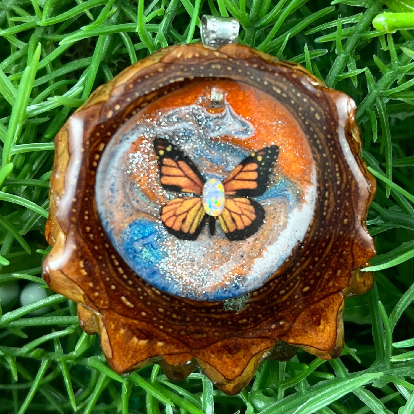 Butterfly with Opal