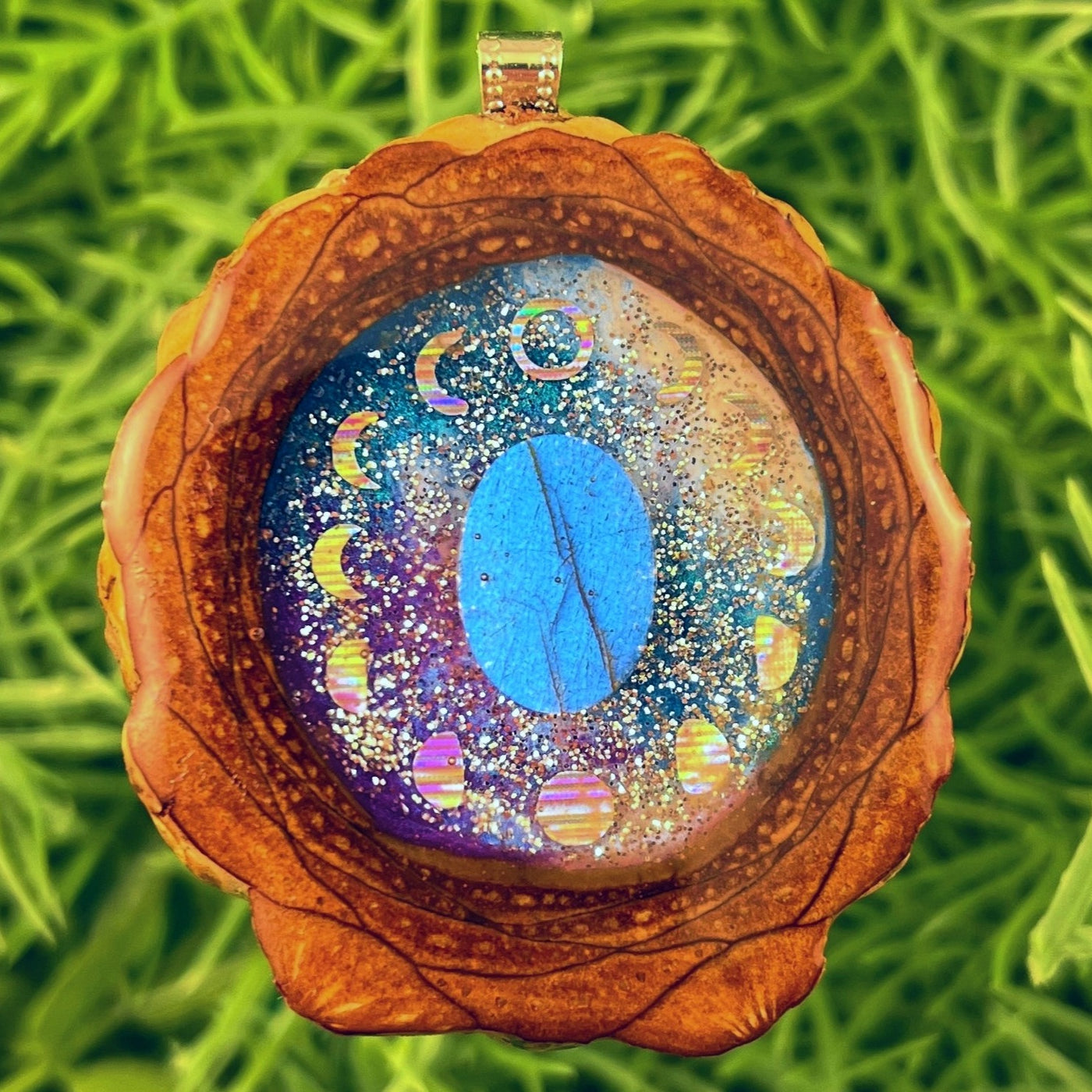 Supernova with Labradorite & Moon Phase