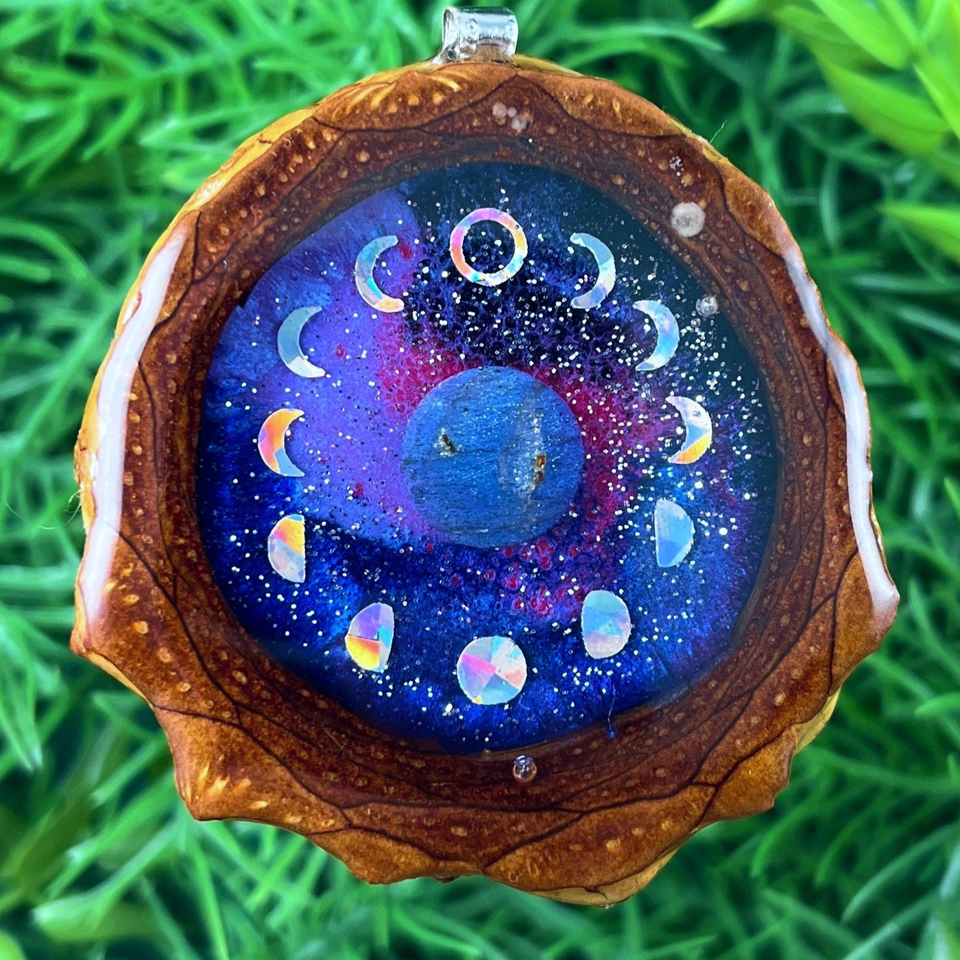 Supernova with Labradorite & Moon Phase