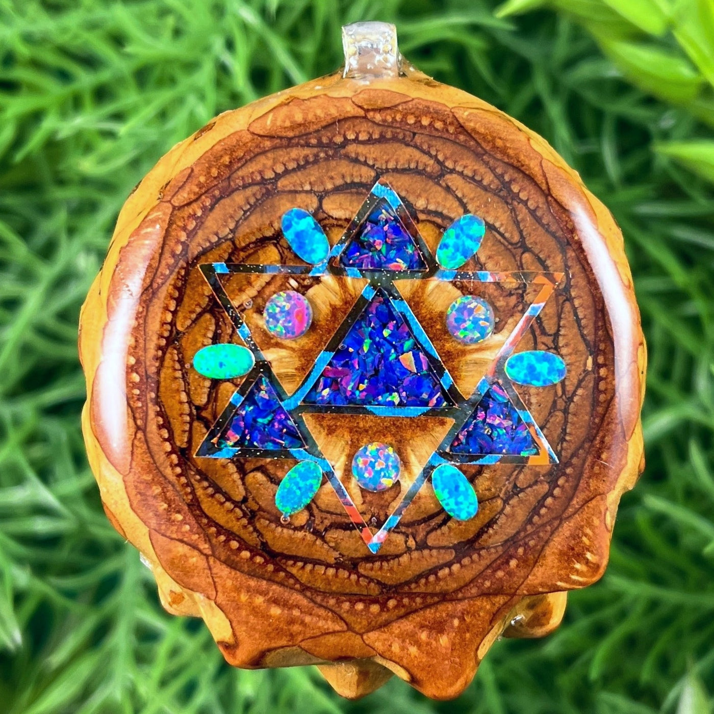 Opal & Crushed Opal with Merkaba