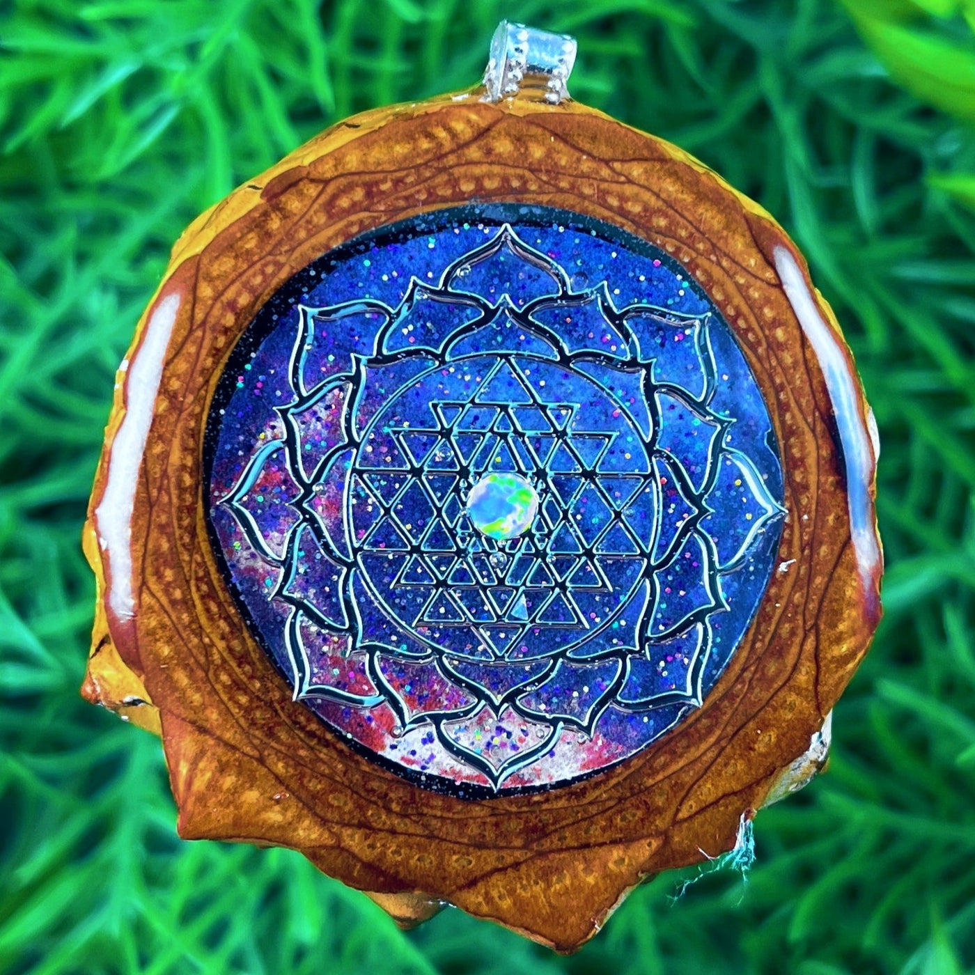 Galaxy & Opal with Mandala