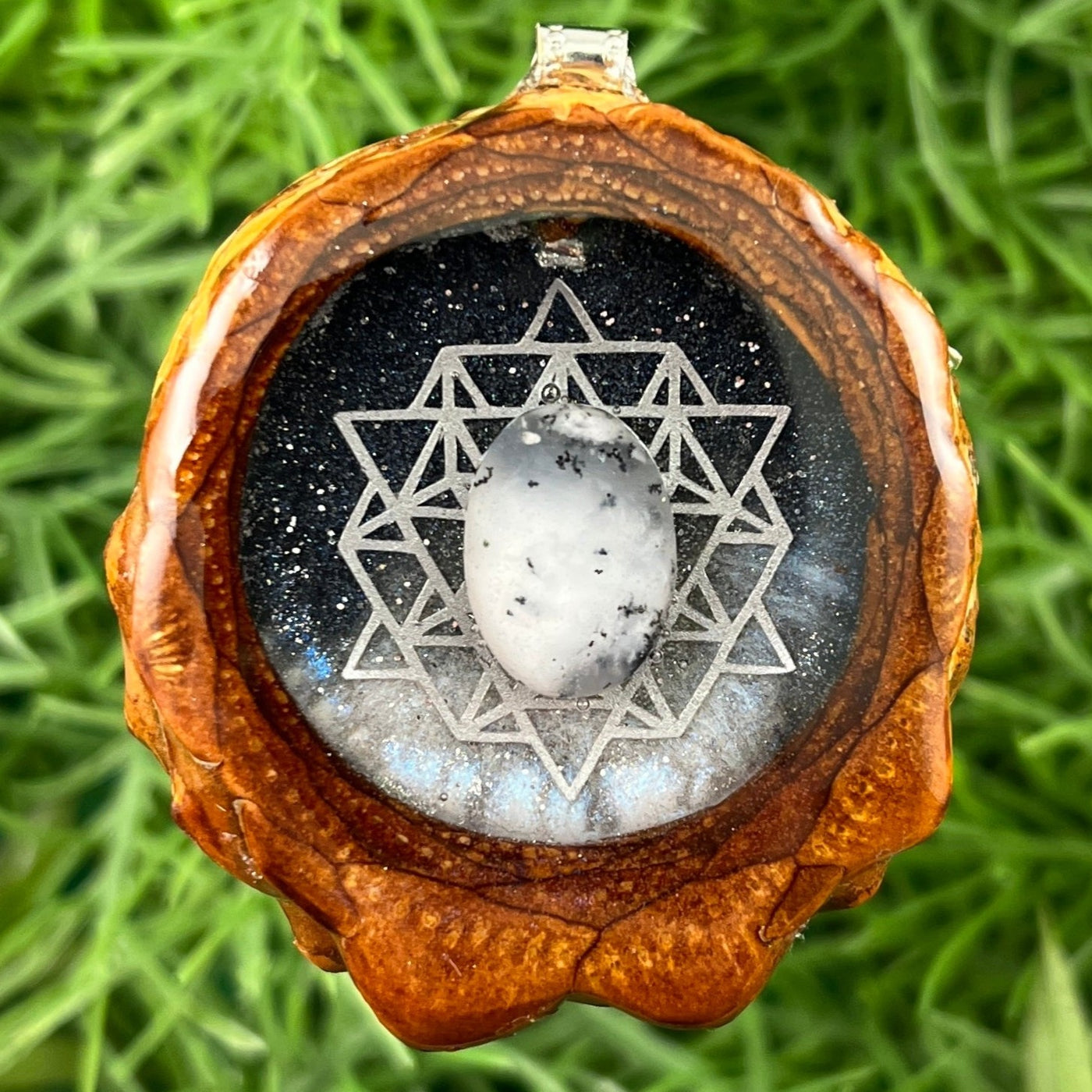 Night Sky with Dendrite and 64 Star Tetrahedron