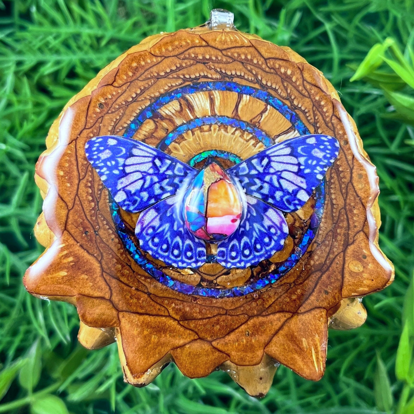 Butterfly and Crushed Opal