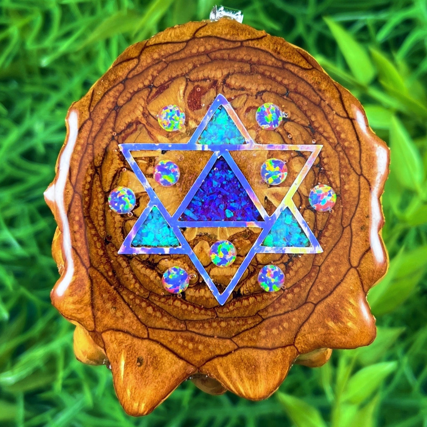 Opal & Crushed Opal with Merkaba