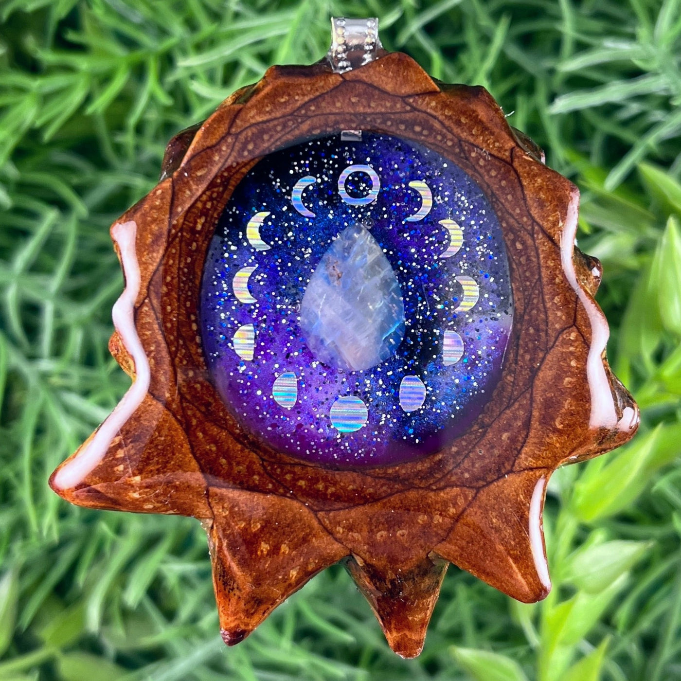 Supernova with Moonstone & Moon Phase