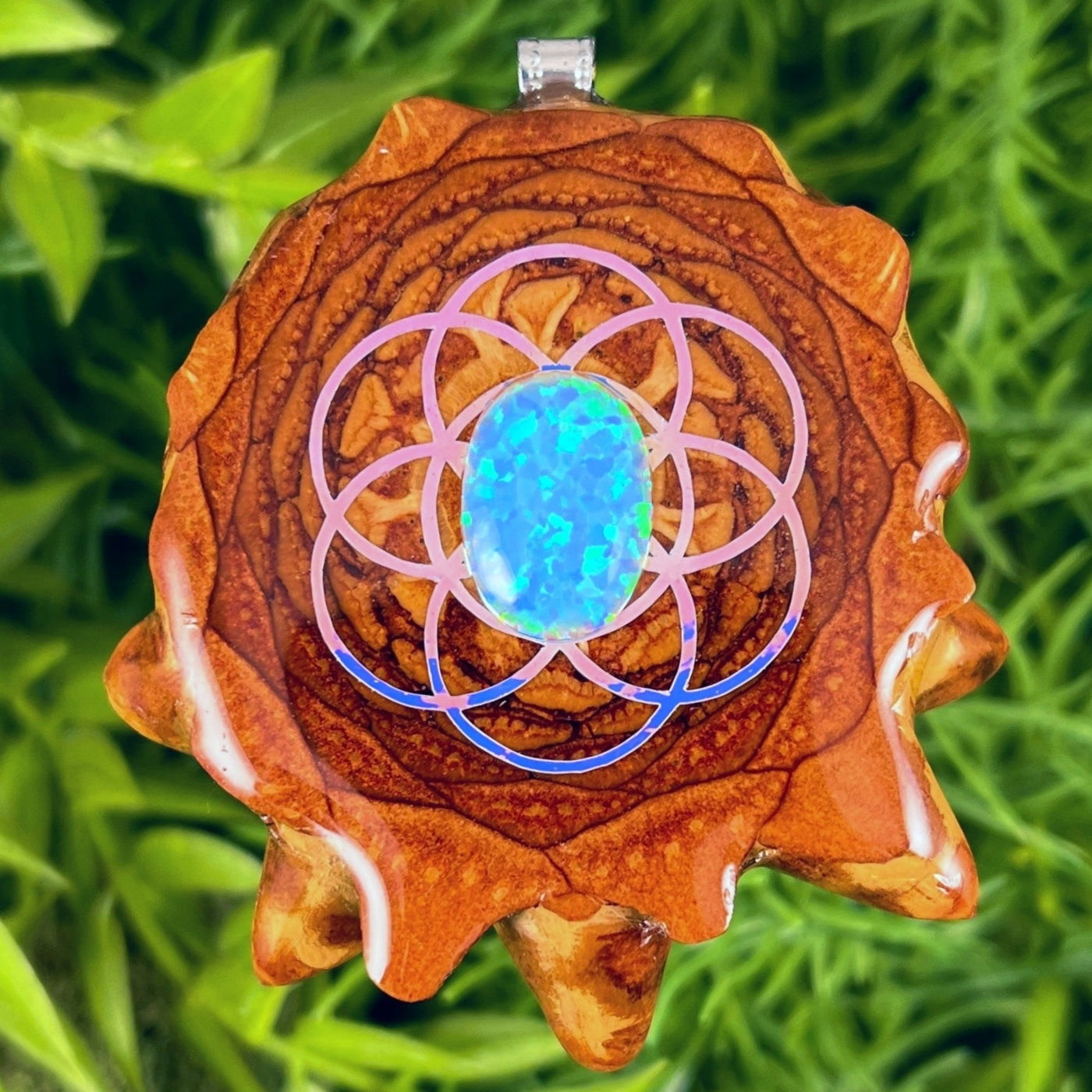 Opal with Seed of Life