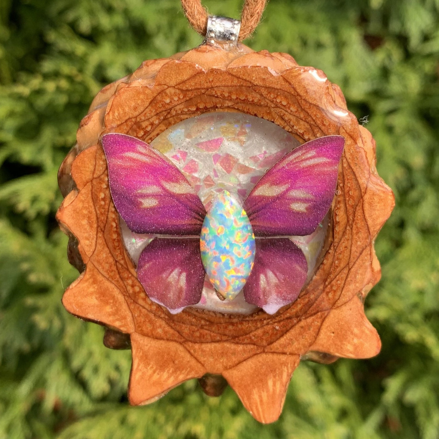 Clouds with Butterfly and Opal