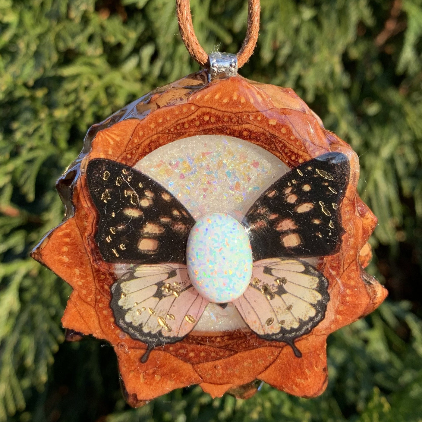 Clouds and Opal with Butterfly