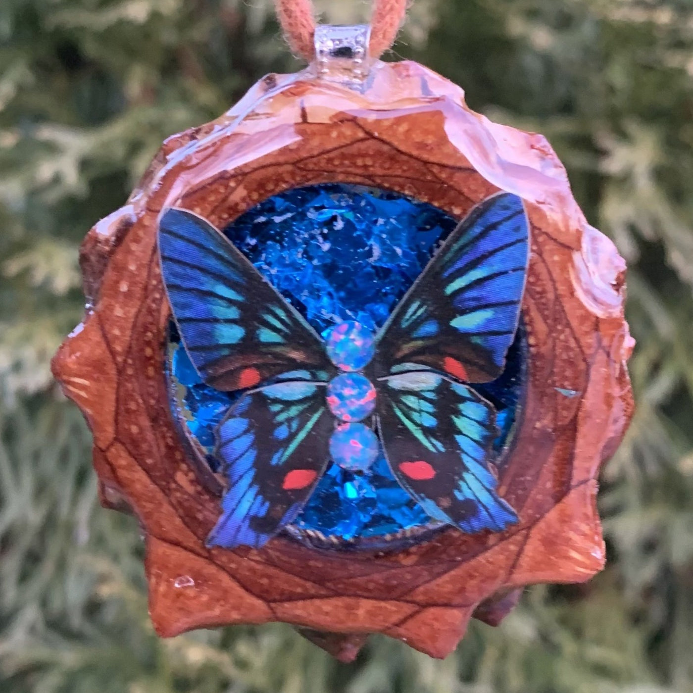 Kaleidoscope with Butterfly and Opal